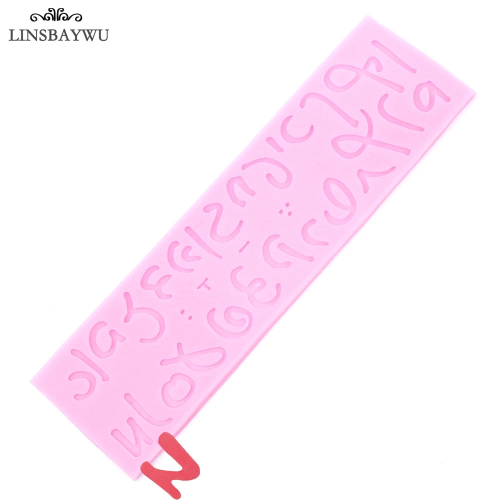 

LINSBAYWU Israel Hebrew Letters Silicone Mold Shape Cake Decorating Fondant Mould Tools