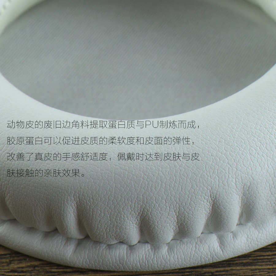 70mm White Ear Pads Replacement Ear Pad Cushions Earpads for Sony MDR-V150 MDR V250 V300 ZX100 ZX300 Headphones (1)
