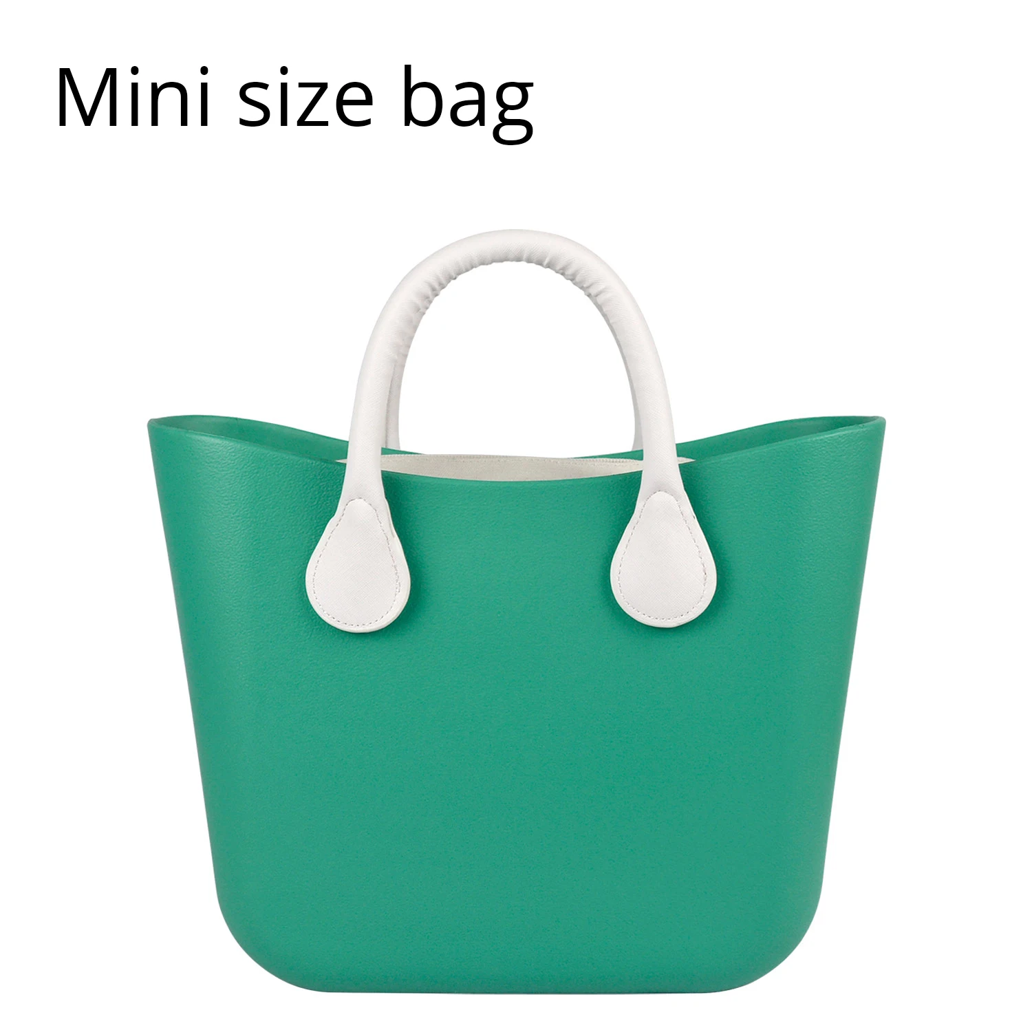 Новая мини-сумка из ЭВА со вставкой с цветными ручками из ЭВА силиконовой резины Obag O Bag стильная водонепроницаемая сумка DIY женская сумочка