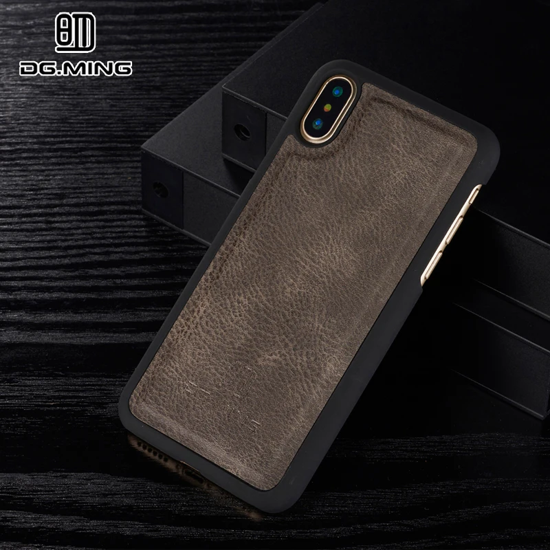 DG. MING кожаный чехол для Apple iphone X, чехол для Coque iphone X, чехол-книжка, кошелек, чехол для телефона s для Apple X iphone X