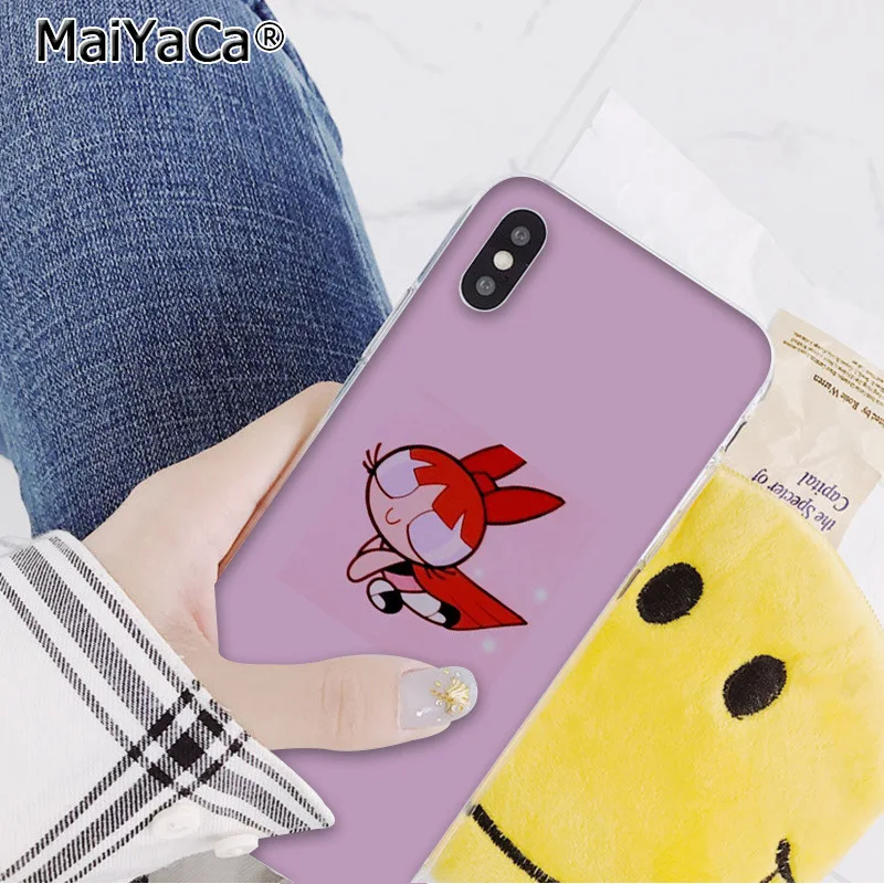 A7 MaiYaCa прекрасный PowerPuff девушки рукоделие принт рисунок телефон чехол для iphone 11 pro 8 7 66S Plus 5s SE XR X XS максимальный чехол - Цвет: A7