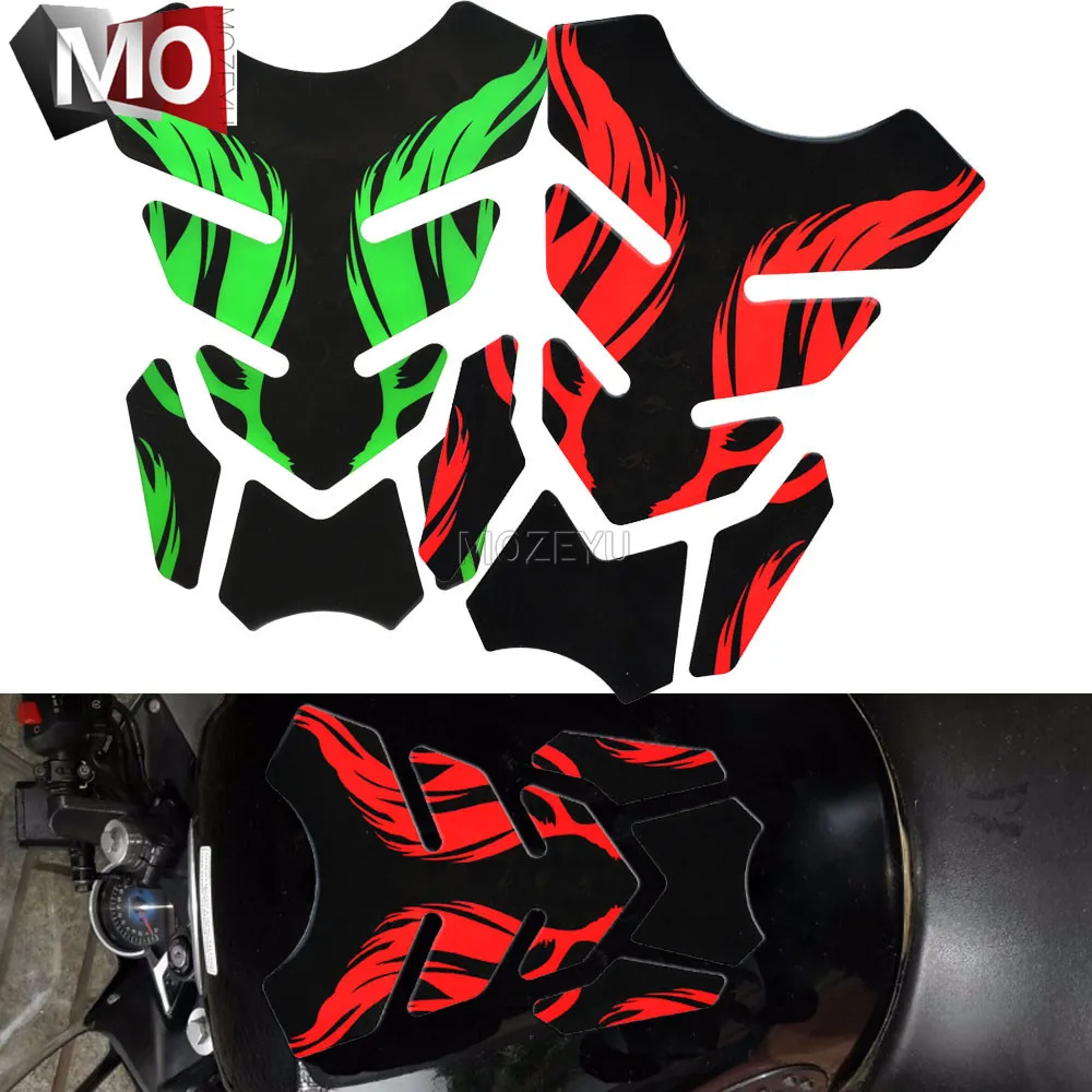 

Motorcycle Tank Gas Protector Cap Pad Accelerator Cover Decal Stickers Tankpad Protector For suzuki
