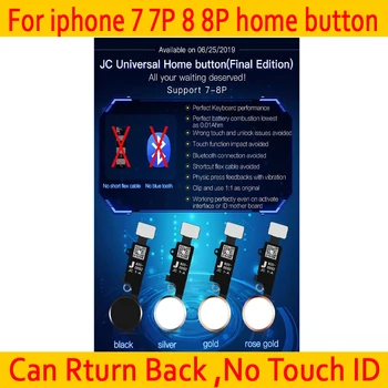 

New JC YF Universal home button For iphone 7/7 plus/8/8 plus return button key only back function and screen shot no touch ID