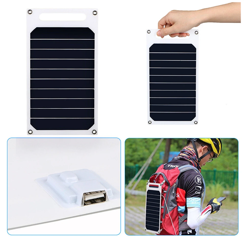 10 Вт 5 В портативная солнечная панель питания зарядное устройство наружная солнечная батарея для путешествий для сотового телефона планшета Pad