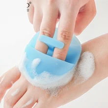 Ручная Массажная силиконовая кисть для лица очищение пор стирка отшелушивающая Очистка лица щетка уход за лицом