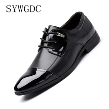 SYWGDC Fashion Men Dress Shoes PU Leather Oxford Shoes Lace Up Casual Business Formal Men Shoes Brand Men Wedding Shoes Big Size SYWGDC Fashion Men Dress Shoes PU Leather Oxford Shoes Lace Up Casual Business Formal Men Shoes Brand Men Wedding Shoes Big Size