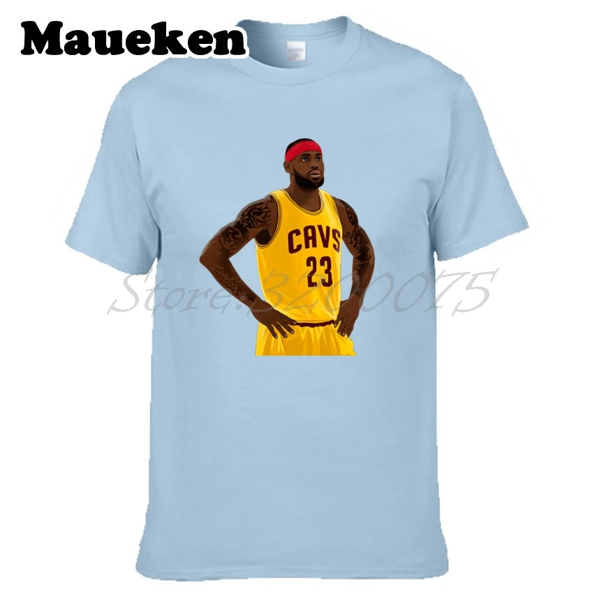 Мужская Cleveland King Lebron James 23 LBJ футболка MVP одежда футболка мужская для фанатов подарок o-образным вырезом Футболка W0523001 - Цвет: 23
