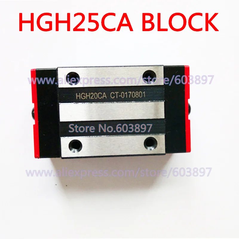 HGH25CA Sliding Block Carriage Match Use HGR25 Linear Guide Width 25 MM For CNC Router | Обустройство дома