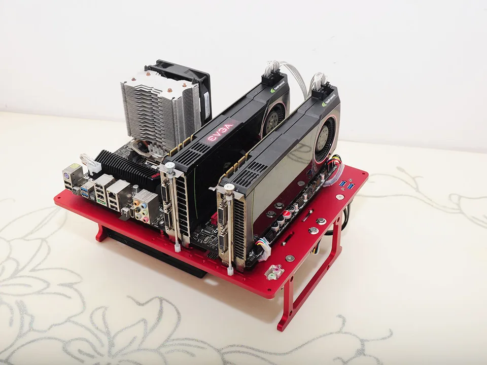 Pc Test Benchtable Bench Open Frame Computer Case Atx Motherboard