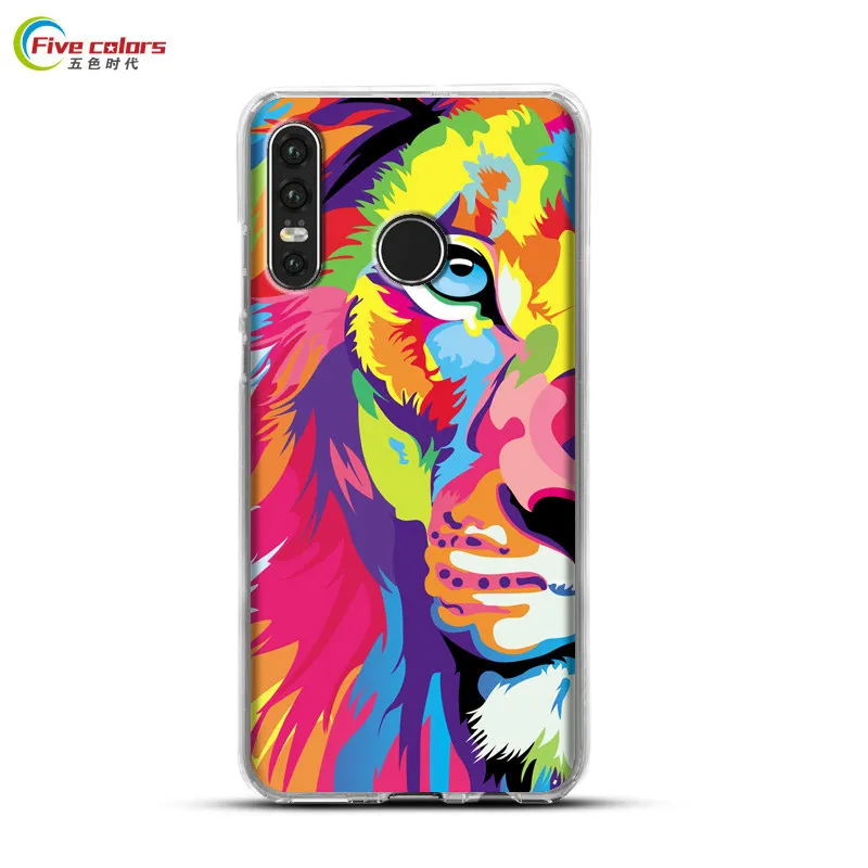 

Silicone Protection Cover Back Case For Huawei P30 Lite Cover 6.2" Anti-knock Soft TPU for Huawei P30 Lite Phone Bags Fundas