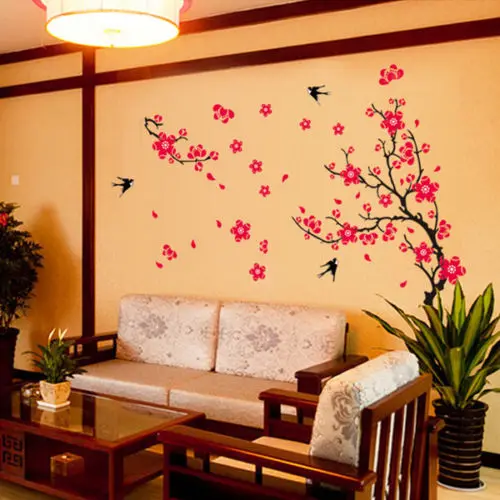 Family-Removable-Art-Vinyl-Blossom-Flower-Wall-Stickers-Decal-Mural-Home-Decor