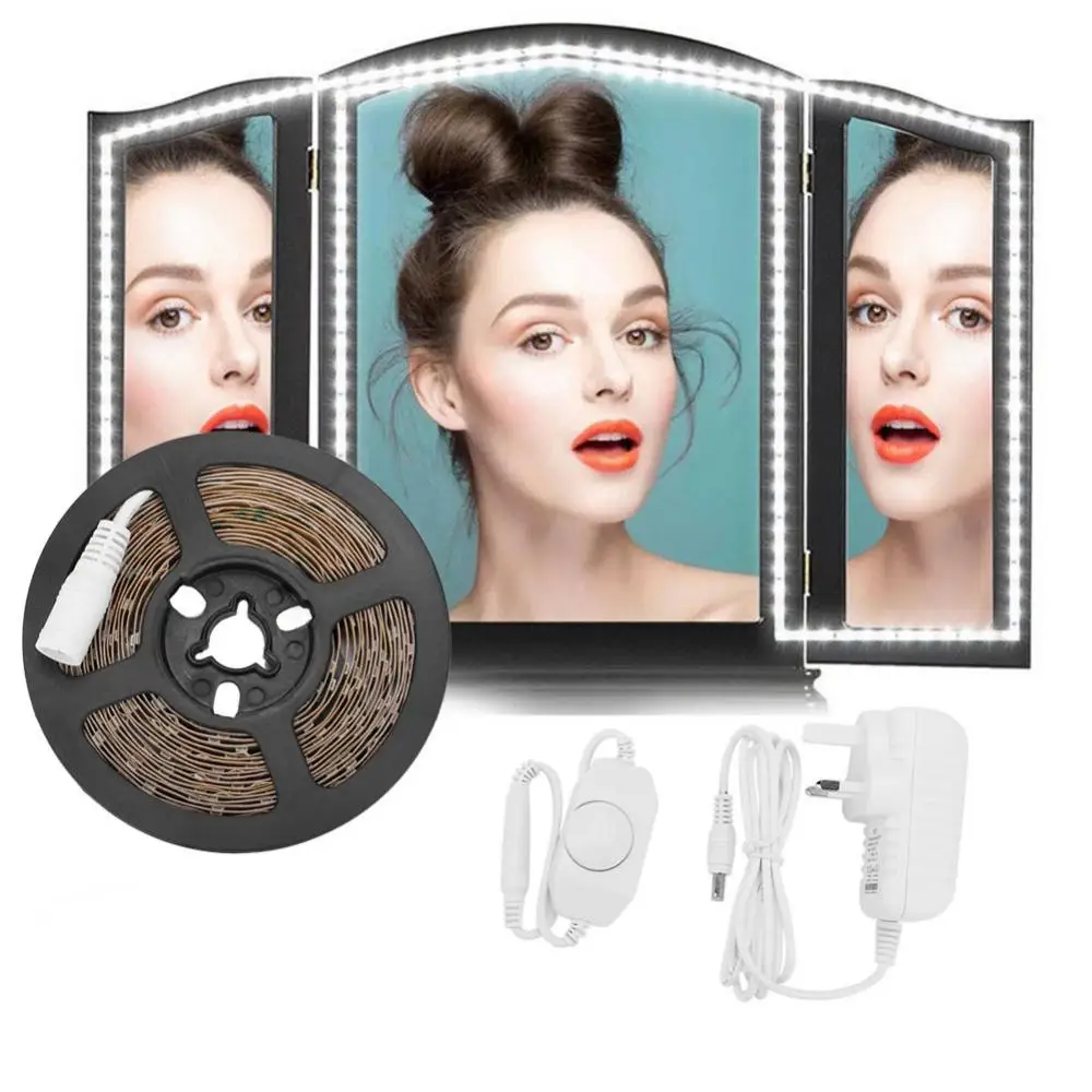 

Led strip lights for vanity mirror light dressing table desk lights 3 Types 13ft SMD 240 LED Makeup Lamp Flexible Strip Light