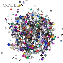 1000 шт. Стразы для ногтей с плоской задней частью, не исправляющие блеск, камни для ногтей, сделай сам, 3D украшения для телефонов, принадлежности для маникюра