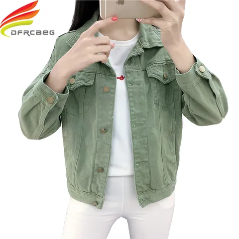 jaqueta jeans feminina colorida