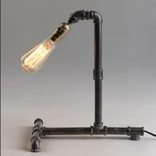 Лофт гостиная дизайнер стимпанк водопровод Настольная лампа Современный Античный деревенский Декор паровой панк промышленное мастерство