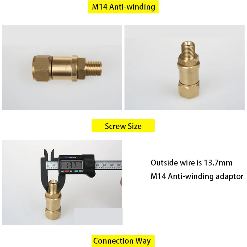 Conector de Alta Pressão do Equipamento da Limpeza do Carro do Adaptador do Anti-enrolamento da Mangueira da Arruela Mangueira Arruela da 5 High Quality Automóveis e motos