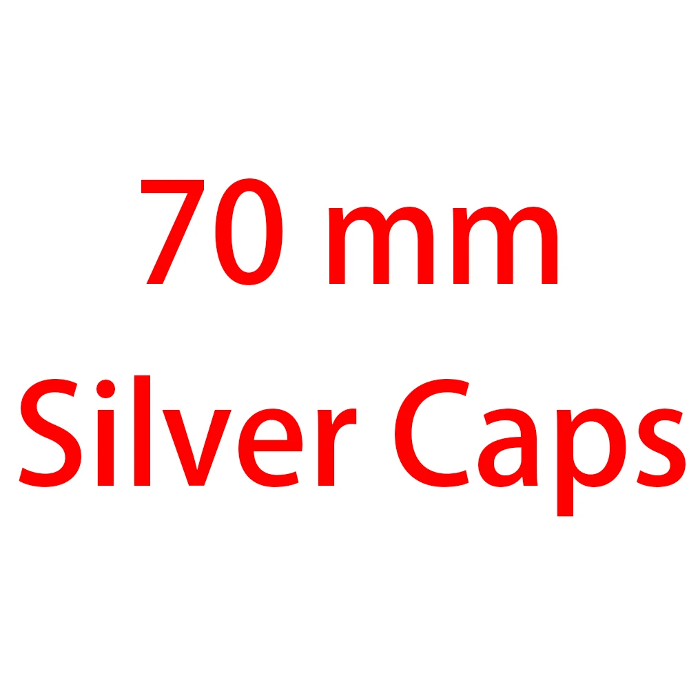 56 60 63 65 68 70 76 мм Автомобильная эмблема значок колеса Центр Колпачки ступицы для VW Golf Polo Passat Jetta Tiguan Touran Sharan Caddy MAGOTAN - Цвет: 70 mm Caps Silver
