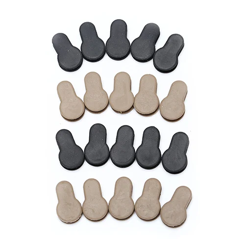 10PCS(1Lot) Rifle KeyMod Rail Rubber Insert Protector Plug Covers for Freefloat KeyMod Rail RPR