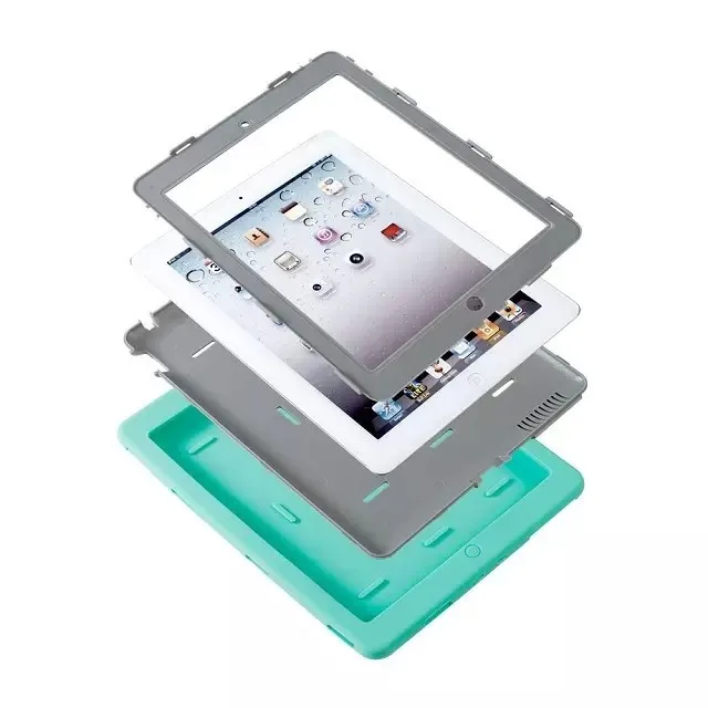 Для Apple iPad 2 iPad 3 iPad 4 Чехол Amor чехол сверхпрочный Силиконовый противоударный защитный чехол для iPad2 3 4 защитная пленка для экрана