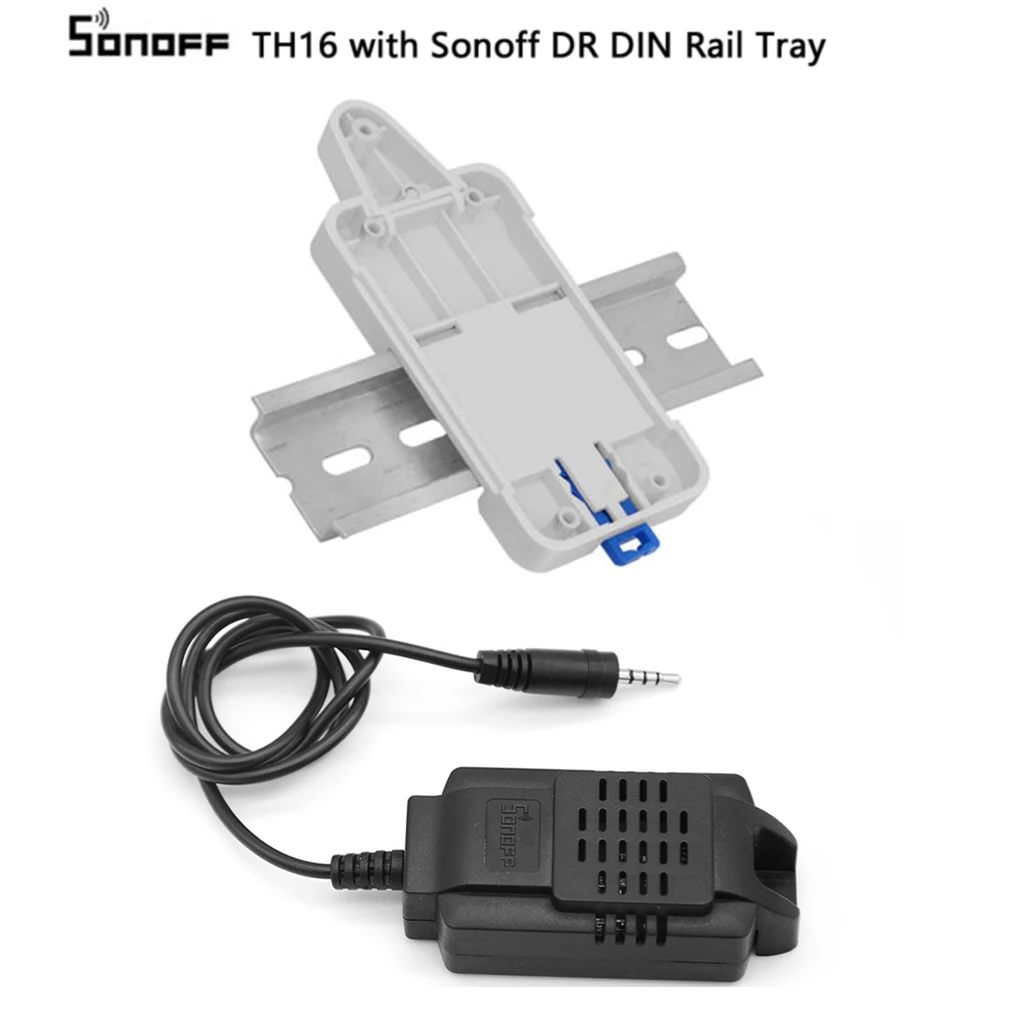 Sonoff dr Din Rail лоток Регулируемый установленный рейку Чехол держатель стойку решение для Sonoff продуктов