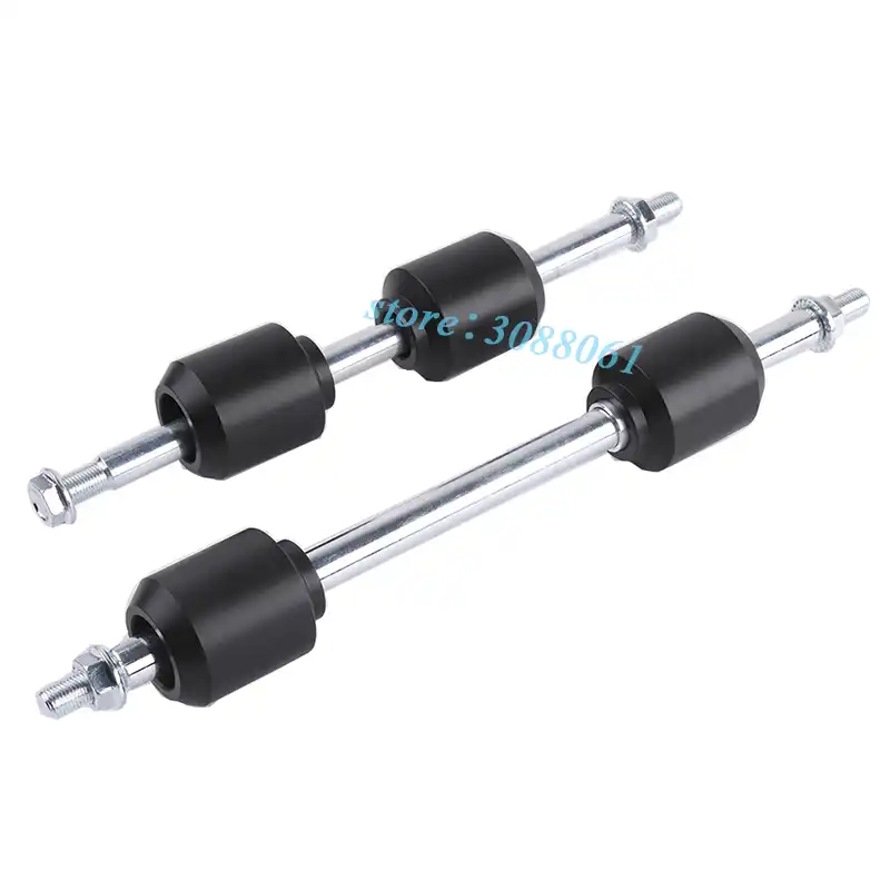 NINJA Versys 250 300 2013-2016 Motorcycle Accessories Z 250 300 Black 2014 2015 Arashi Front Axle Slider Protector Falling Protection for Kawasaki Z250 Z300