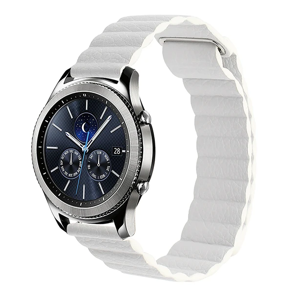 Ремешок для часов из натуральной кожи для samsung Galaxy active Watch для gear s3 Frontier, быстросъемный браслет для мужчин и женщин