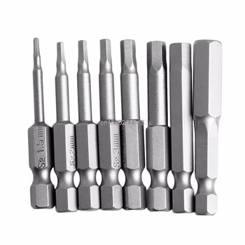 

New 8Pcs 50mm 1/4 Inch Hex Shank Magnetic Hex Head Screwdriver Bits