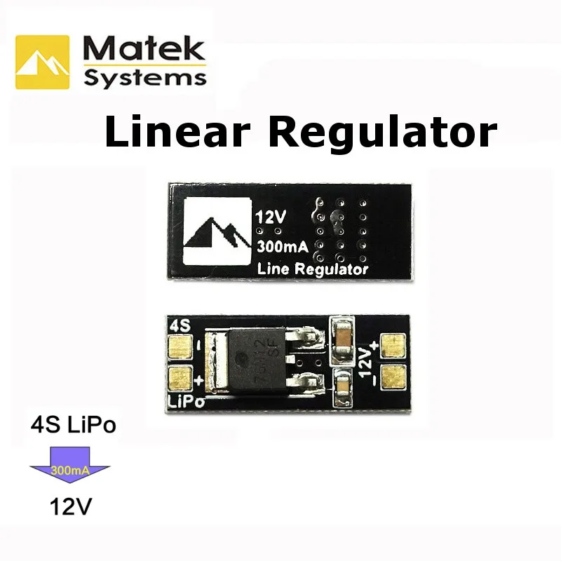 Matek 4S Lipo To 12V Linear Voltage Regulator Regulate Module For FPV