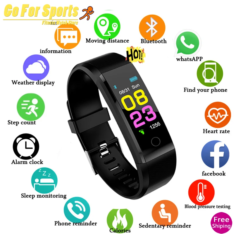 

OMG!!! Smart Uhr Frauen Herz Rate Monitor Blutdruck Fitness Tracker Smartwatch Sport Uhr ios android + BOX apple watch men