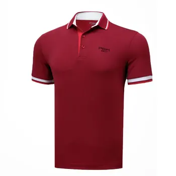 

PGM Men Short Sleeve T-Shirt Summer Breathable Sports Wear 2020 Male Muscle Soft Fitness Sports T Shirt AA11821