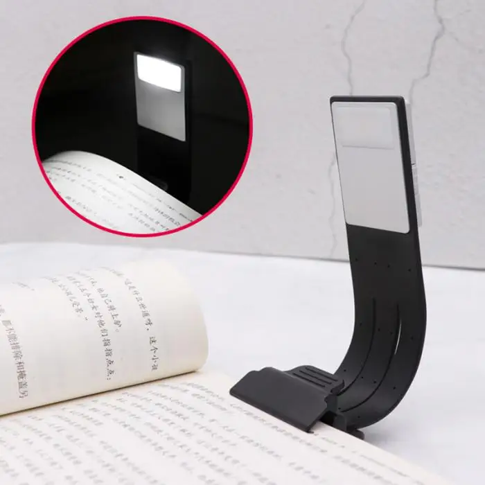 Светодиодный светильник для чтения usb зарядка Закладка ночник с зажимом спальня JA55