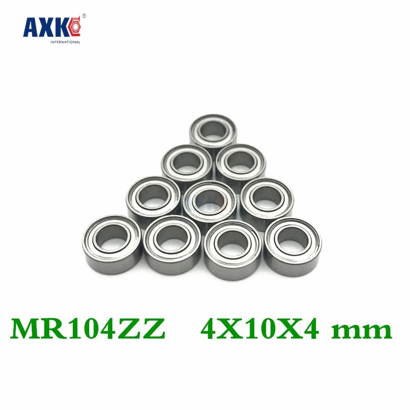 50 шт./лот высококачественный подшипник Mr104 Z Mr104zz Mr104bzz X4zz L-1040zz Wbc4-10zza 4x10x4 мм модель