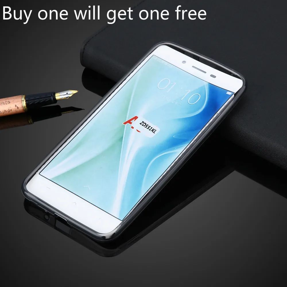 2 шт TPU прозрачный мягкий чехол Для Zenfone 3 ZE552KL/3 Deluxe ZS570KL/asus Max/3 Laser ZC551KL/selfie ZD551KL Scrub Case