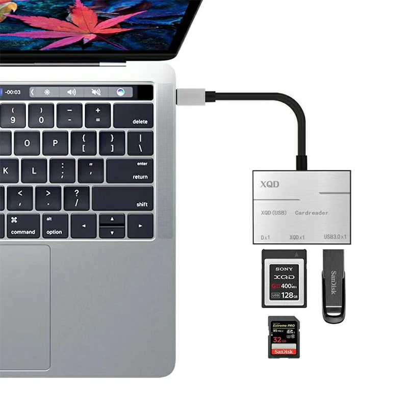 USB C концентратор type-C к XQD/SD высокоскоростной кардридер адаптер для sony G серии Lexar XQD карты USB 3,0 концентратор