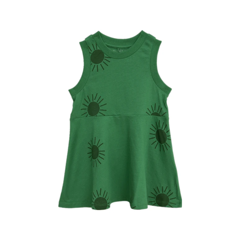 Sun Dress Комплект детской одежды г., весенне-летний топ для мальчиков и девочек, футболка и штаны детская юбка с обезьянкой, платье детский комбинезон - Цвет: Sun Dress