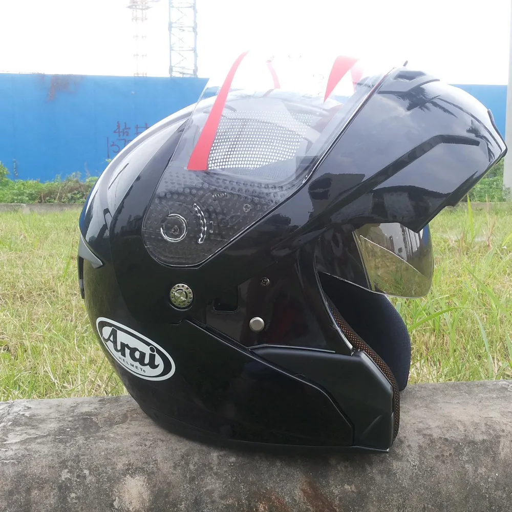 ARAI DOT approved with inner sun visor 