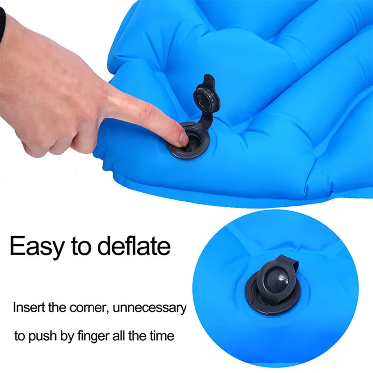 Ultra-Light Outdoor Automatic Inflatable Sleeping Pad Tpu Camping Tent Inflatable Cushion Camping M-Type Insulation Insulation