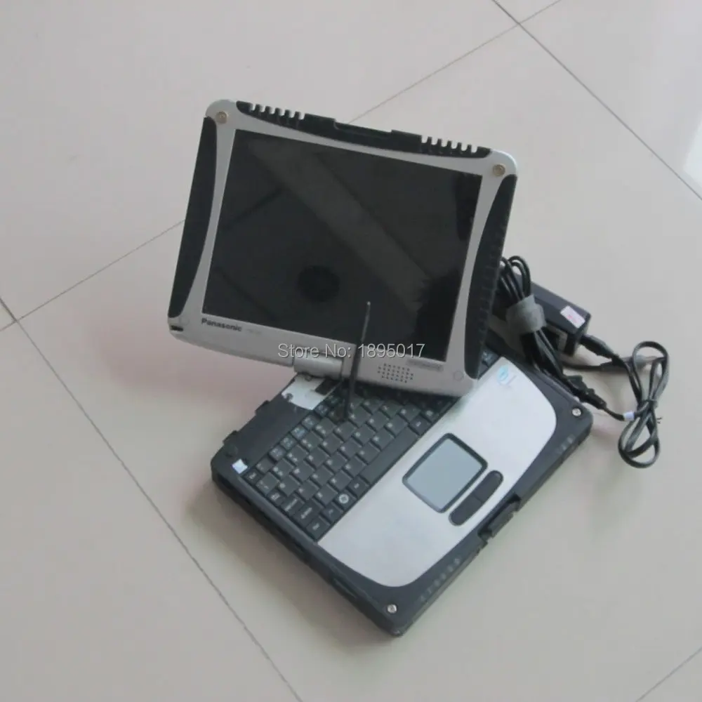  Ordenador portátil CF19 listo para usar con MB Star C5 y HDD 500gb V2019.12 software conectar WIFI 
