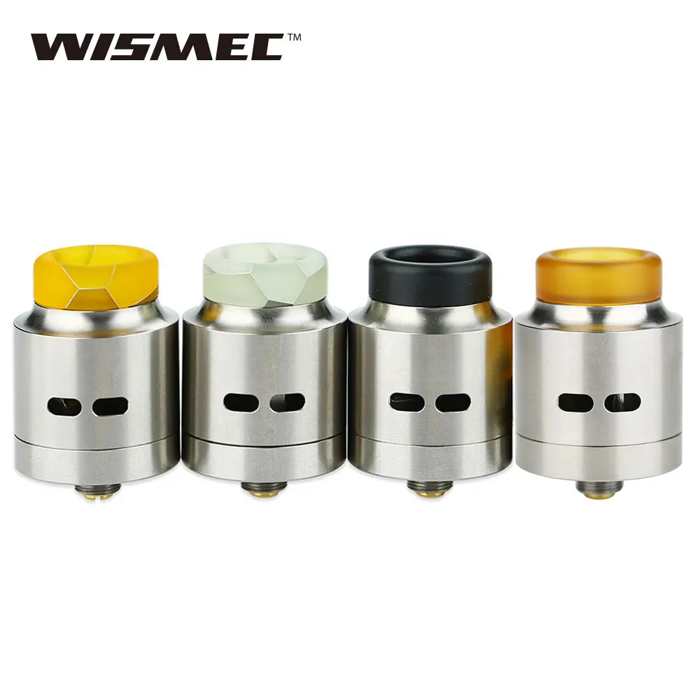 

Original WISMEC Guillotine RDA Tank Atomizer with Unique Build Deck & Deep Deck 24mm RDA for vape box mod Vape Tank vs Drop RDA