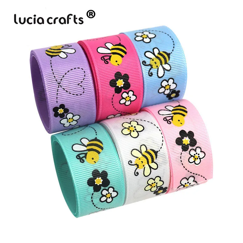 040054259 25mm 6 ярдов много вариантов Grosgrain/сатин/органза ленты DIY Hairbow рождественские ленты аксессуары Швейные принадлежности T0201 - Цвет: 040054259 25mm