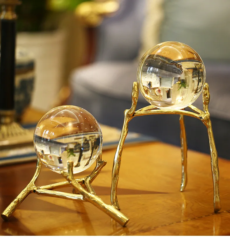 المنزل الديكور الكريستال زخرفة كروية الأوروبية غرفة المعيشة التلفزيون مجلس الوزراء خزانة مكتب خزانة مشروبات الديكور الزفاف هدية