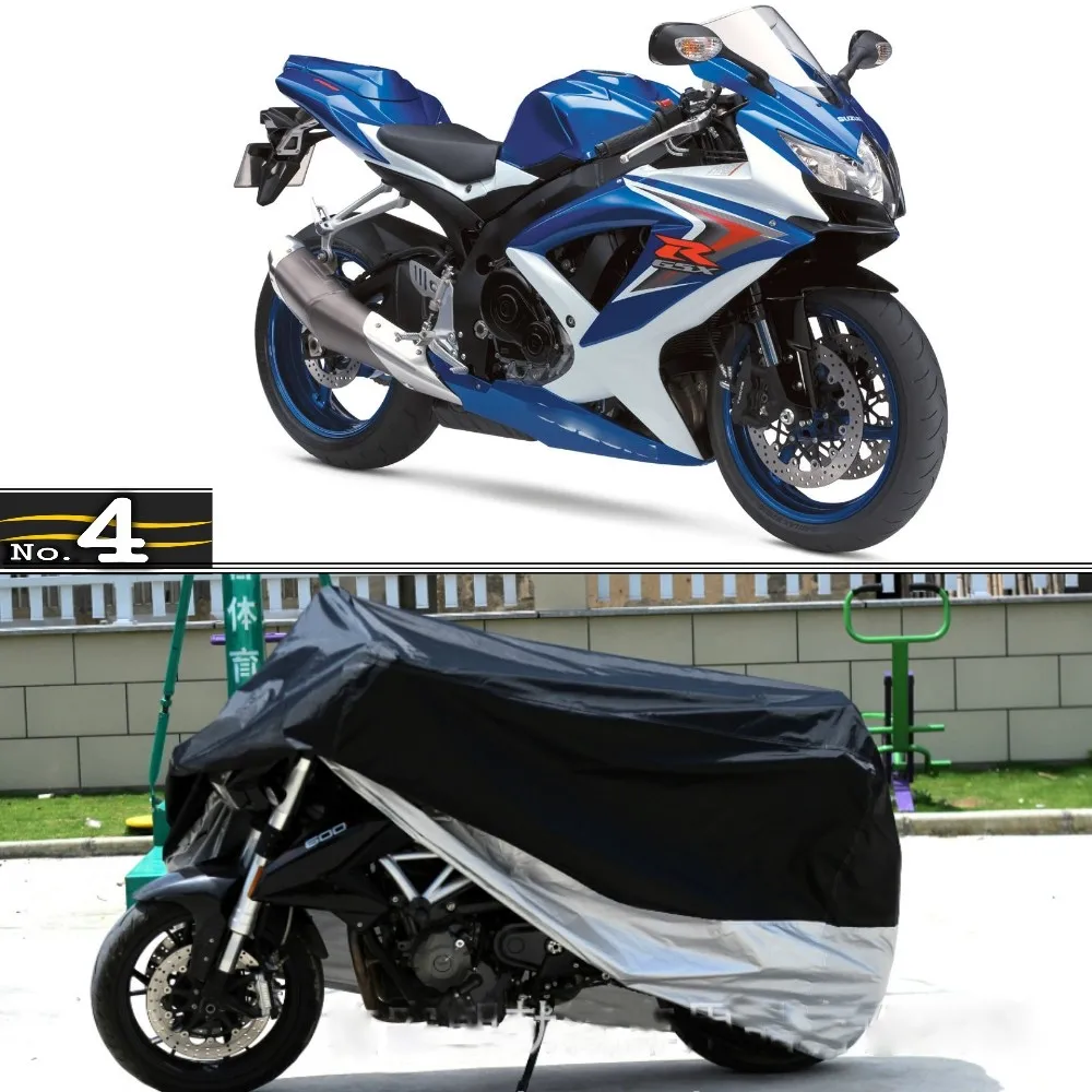 Мотоциклетная Крышка для Suzuki GSX-R750 Водонепроницаемая УФ-защита от пыли/Защита от дождя крышка из полиэфирной тафты