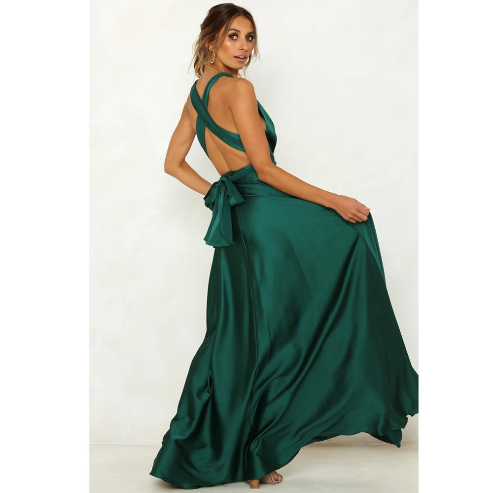 emerald summer dress