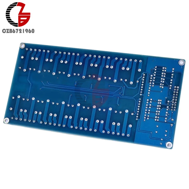 DC 12 В 16 канальный релейный Щит Модуль с оптроном LM2576 микроконтроллеры интерфейс реле питания для Arduino умный дом