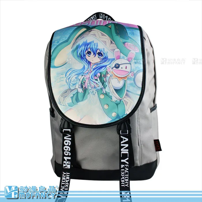 

Anime DATE A LIVE Cartoo fashion Leisure man woman Preppy style schoolbag canvas cute bag travel Yoshino sweet Backpack