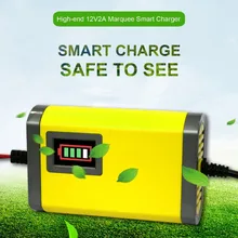 Супер Мини Портативный 12 В 2A автомобильный аккумулятор зарядное устройство адаптер питания Мотоцикл Авто Смарт батарея зарядное устройство светодиодный дисплей Лидер продаж