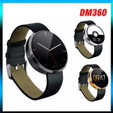 10 teile/los DM360 Wasserdichte Bluetooth Smart Uhr Pulsuhr Smartwatch Armbanduhr Für IOS Android Smartphone