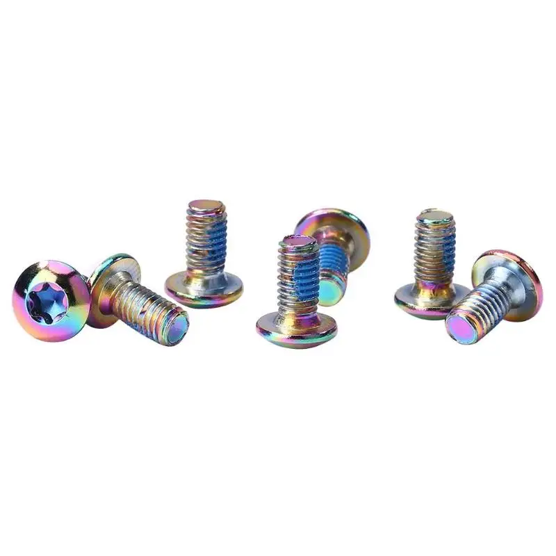 12 шт. винты для бутылки воды для велосипеда M5x8mm дисковые тормозные болты ротора T25 держатель для велосипеда болты клетка винт ремонт аксессуар