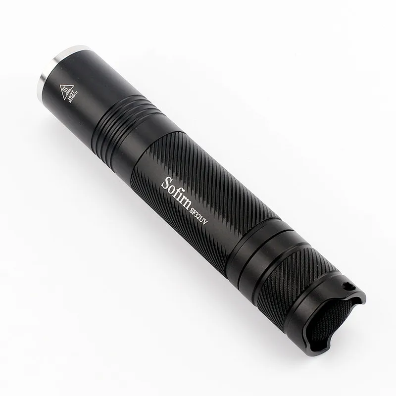 Sofirn SF32UV 18650 вспышка светильник Ультрафиолетовый фонарь Nichia 365 нм лучшая УФ лампа проверка банкнот флуоресцентный агент обнаружения