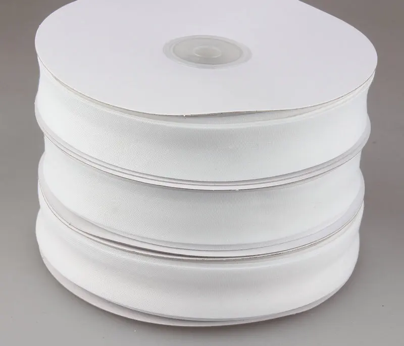 

Free shipping Bias tape, bias binding tape size: 20mm, width:3/4",2cm, 25yds/lot white fold tape sewing edge